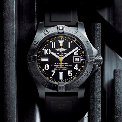 breitling seawolf blacksteel limited edition|Breitling avenger seawolf.